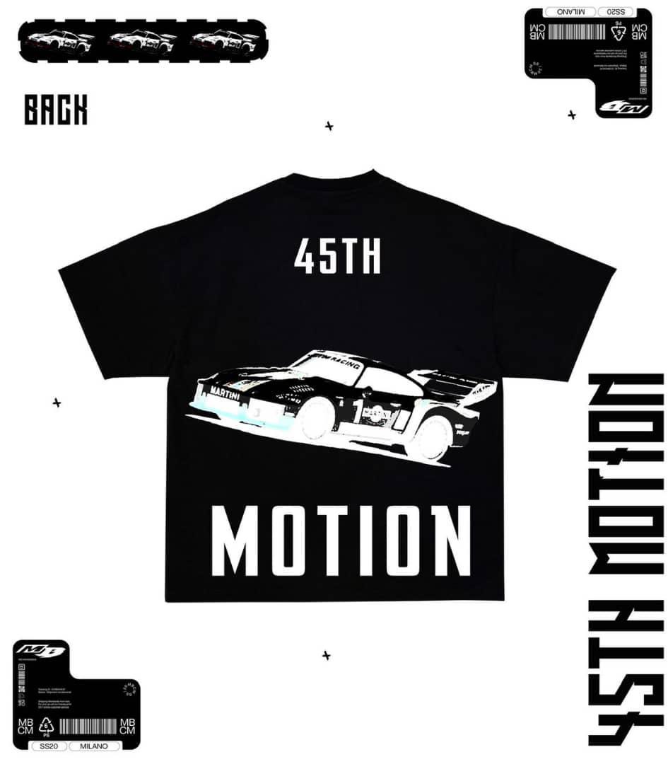 45TH MOTION BLACK TEES Image