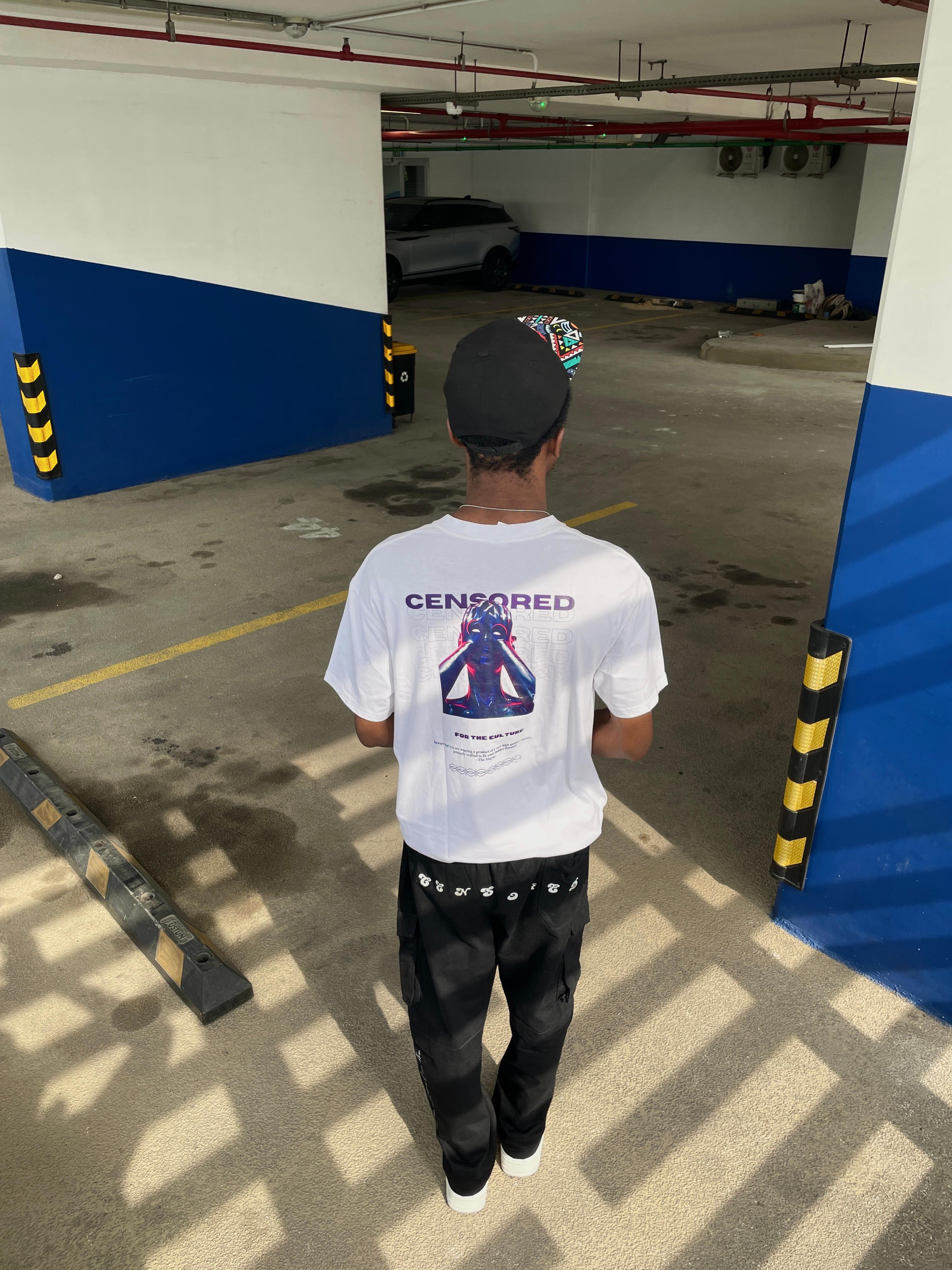 Censored Graphic Tees(White) Image