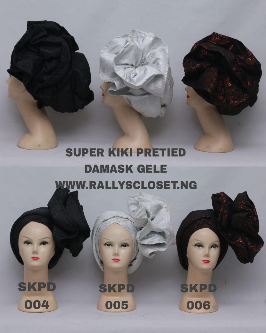 Super Kiki Pre-Tied Damask Image