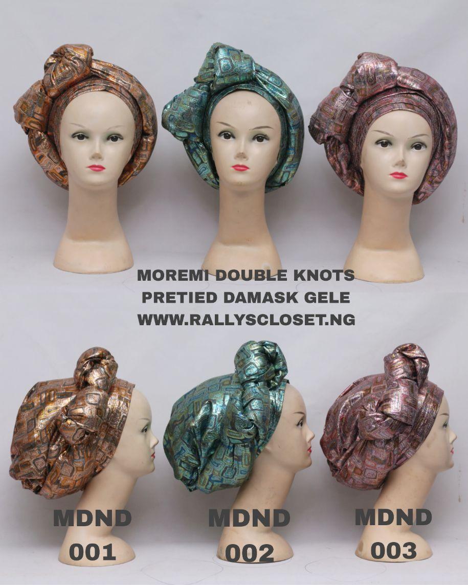 Moremi Double Knots (Pre-tied Damask) Image